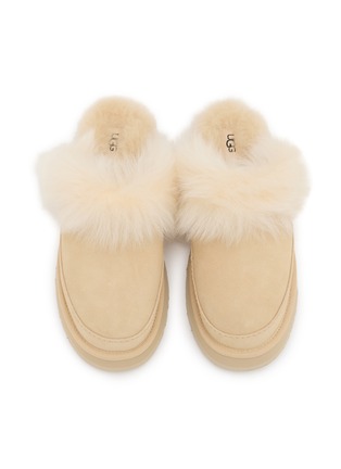 细节 - 点击放大 - UGG - Disquette Chalet Platform Suede Slides