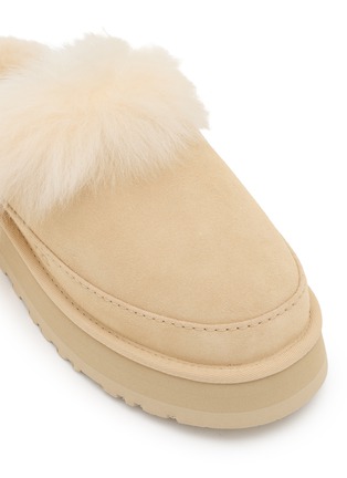 细节 - 点击放大 - UGG - Disquette Chalet Platform Suede Slides
