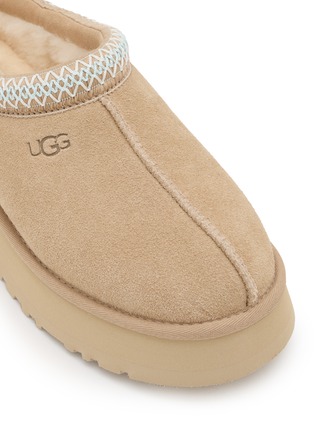细节 - 点击放大 - UGG - Tazz II Platform Suede Slides