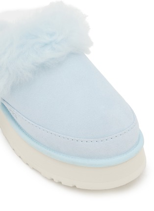 细节 - 点击放大 - UGG - Disquette Chalet Platform Suede Slides