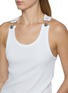  - JEAN PAUL GAULTIER - Overall Buckle Ribbed Cotton Tank Top