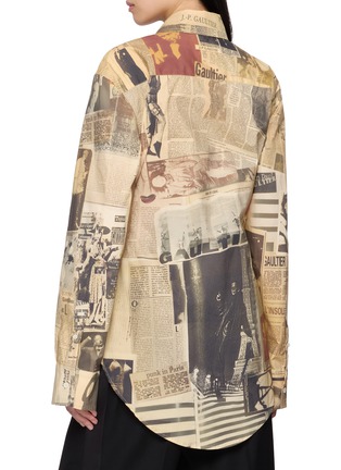背面 - 点击放大 - JEAN PAUL GAULTIER - Journal Print Shirt