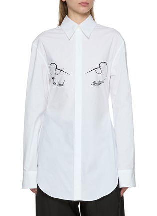 首图 - 点击放大 - JEAN PAUL GAULTIER - Long Sleeve Needles Print Shirt