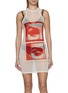 首图 - 点击放大 - JEAN PAUL GAULTIER - Re-Edition Eyes Lips Print Meshed Dress