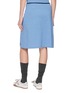 背面 - 点击放大 - MIU MIU - Chequered Contrast Trim Cotton Skirt