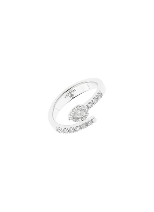 首图 - 点击放大 - YEPREM - 18K White Gold Round Pear Diamond Ring