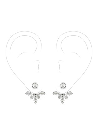 首图 - 点击放大 - YEPREM - 18K White Gold Diamond Earrings