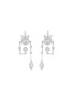 首图 - 点击放大 - YEPREM - 18K White Gold Diamond Drop Earrings