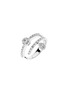 首图 - 点击放大 - YEPREM - 18K White Gold Round Pear Diamond Ring