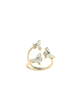 首图 - 点击放大 - YEPREM - 18K Gold Round Marquise Diamond Ring