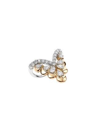 首图 - 点击放大 - YEPREM - 18K White Yellow Gold Round Pear Diamond Ring