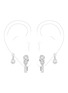 首图 - 点击放大 - YEPREM - 18K White Gold Diamond Drop Earrings