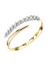首图 - 点击放大 - YEPREM - Golden Strada 18K White Yellow Gold Diamond Bangle Bracelet