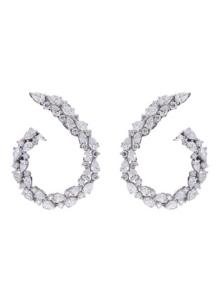 首图 - 点击放大 - YEPREM - 18K White Gold Diamond Earrings