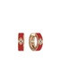 首图 - 点击放大 - ROBERTO COIN - Love In Verona 18K Rose Gold Diamond Ruby Enamel Earrings