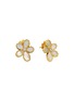 首图 - 点击放大 - ROBERTO COIN - Jasmine 18K Gold Diamond Mother Of Pearl Ruby Earrings
