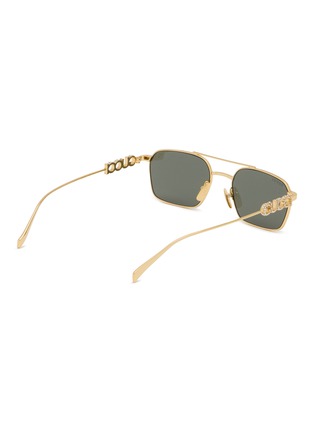 模特儿示范图 - 点击放大 - GUCCI - Metal Aviator Sunglasses