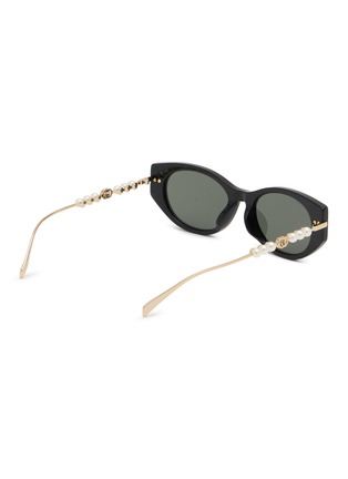 模特儿示范图 - 点击放大 - GUCCI - Recycled Acetate Cat Eye Sunglasses