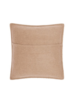 细节 –点击放大 - ALONPI - Luberon Cashmere Cushion Case — Grey Beige