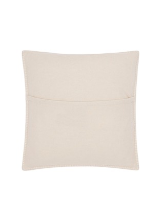 细节 –点击放大 - ALONPI - Luberon Cashmere Cushion Case — Ecru