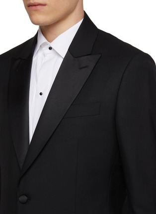 细节 - 点击放大 - LARDINI - Single Breasted Twill Soirée Suit