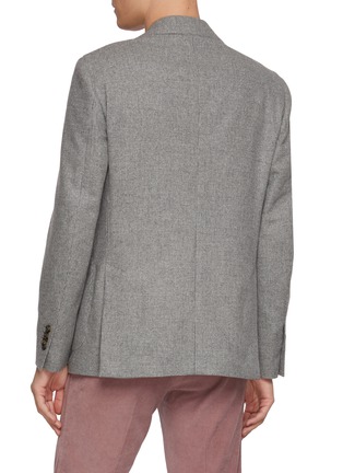 背面 - 点击放大 - LARDINI - Single Breasted Houndstooth Blazer