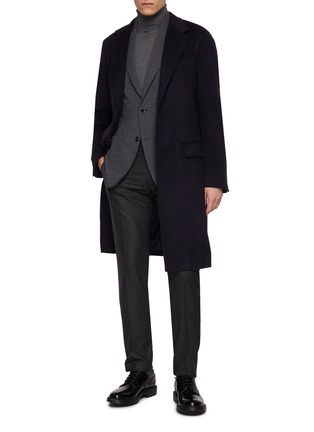 模特儿示范图 - 点击放大 - LARDINI - Single Breasted Blazer