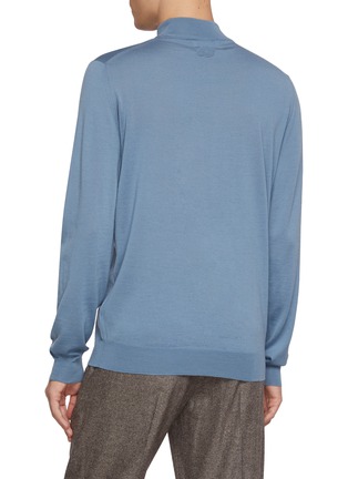 背面 - 点击放大 - LARDINI - Crewneck Wool Knit Sweatshirt