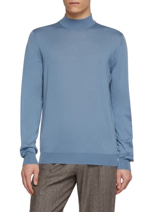 首图 - 点击放大 - LARDINI - Crewneck Wool Knit Sweatshirt