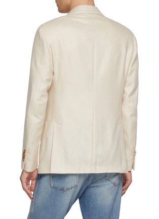 背面 - 点击放大 - LARDINI - Single Breasted Hopsack Blazer