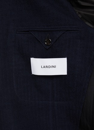  - LARDINI - Single Breasted Notch Lapel Knit Blazer
