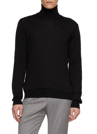 首图 - 点击放大 - LARDINI - Long Sleeve Turtleneck Knit Top