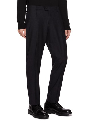 背面 - 点击放大 - LARDINI - Single Breasted Striped Flannel Suit