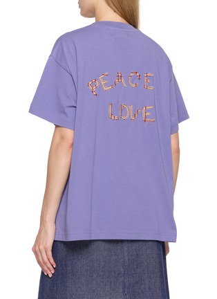 背面 - 点击放大 - STORY MFG - Grateful Dove Appliqué Cotton T-Shirt