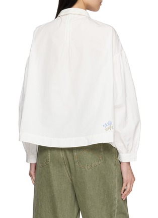 背面 - 点击放大 - STORY MFG - Still Double Collar Embroidery Cotton Shirt