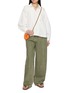模特儿示范图 - 点击放大 - STORY MFG - Still Double Collar Embroidery Cotton Shirt