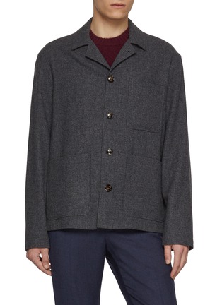 首图 - 点击放大 - PIACENZA 1733 - Patch Pocket Wool Chore Jacket