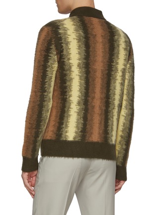 背面 - 点击放大 - PIACENZA 1733 - Patterned Button Up Wool Overshirt