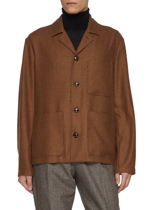 首图 - 点击放大 - PIACENZA 1733 - Patch Pocket Cashmere Silk Chore Jacket