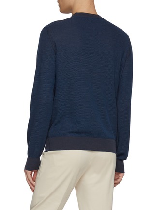 背面 - 点击放大 - PIACENZA 1733 - Crewneck Wool Silk Cashmere Sweater