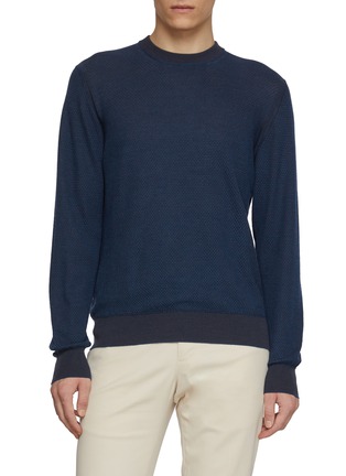 首图 - 点击放大 - PIACENZA 1733 - Crewneck Wool Silk Cashmere Sweater