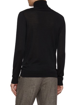 背面 - 点击放大 - PIACENZA 1733 - Turtleneck Wool Silk Sweater