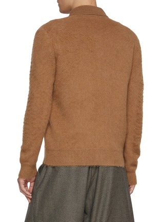 背面 - 点击放大 - PIACENZA 1733 - Spread Collar Wool Overshirt