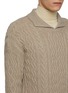  - PIACENZA 1733 - Criss Crossed Cashmere Cable Knit Sweater