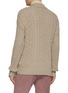 背面 - 点击放大 - PIACENZA 1733 - Criss Crossed Cashmere Cable Knit Sweater