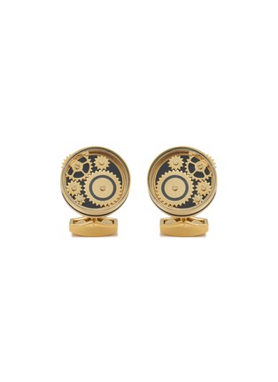 首图 - 点击放大 - TATEOSSIAN - Gold-Toned Spinning Gear Carousel Gear Cufflinks