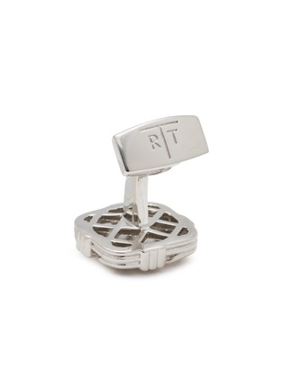 细节 - 点击放大 - TATEOSSIAN - Palladium Plated Sterling Silver Quad Knot Cufflinks