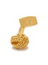 细节 - 点击放大 - TATEOSSIAN - Gold Plated Brass Rope RN Knot Cufflinks