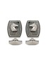 首图 - 点击放大 - TATEOSSIAN - Palladium Mother of Pearl Enamel Diamond Tonneau Cufflinks