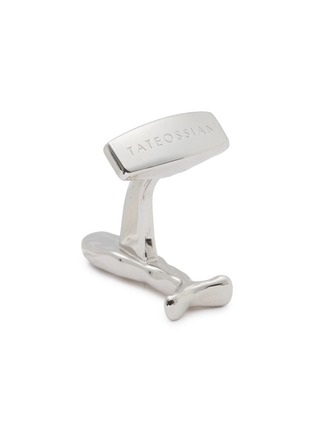 细节 - 点击放大 - TATEOSSIAN - Rhodium Sterling Silver Enamel Feng Shui Fish Cufflinks